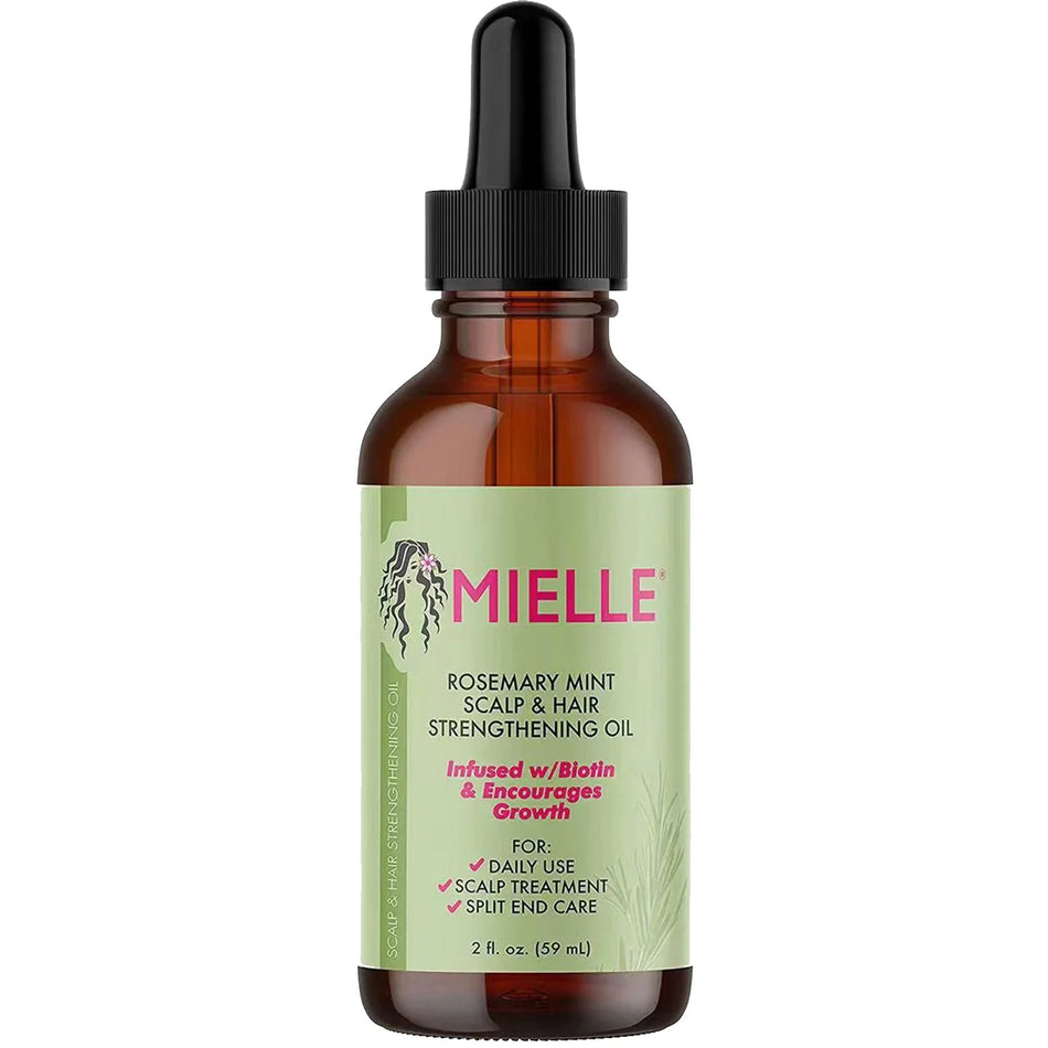 Mielle Rosemary Mint Scalp and Hair Strengthening Oil, 2 oz