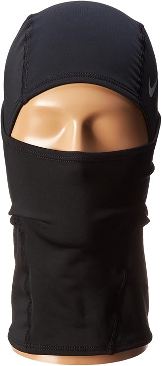 Nike Pro Combat Hyperwarm Hydropull Hood, Black, Size: One Size