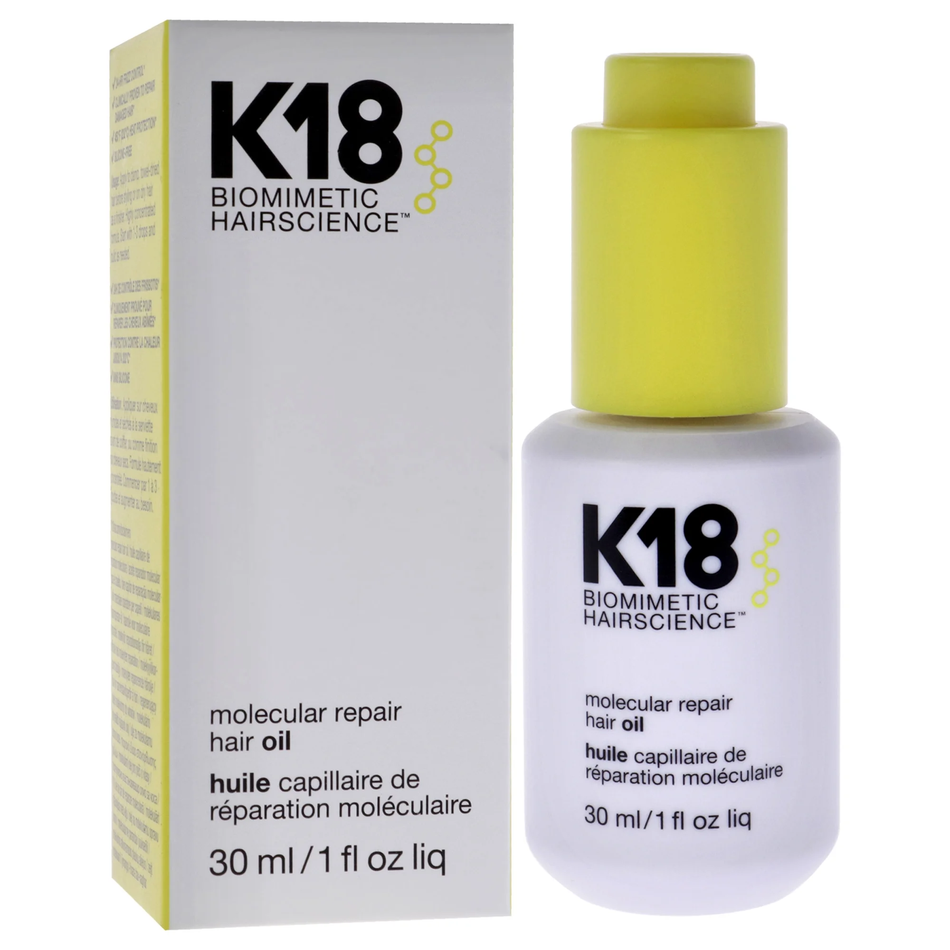 K18 Biomimetic Hairscience Molecular Repair Hair Oil, 1 Fl. Oz.